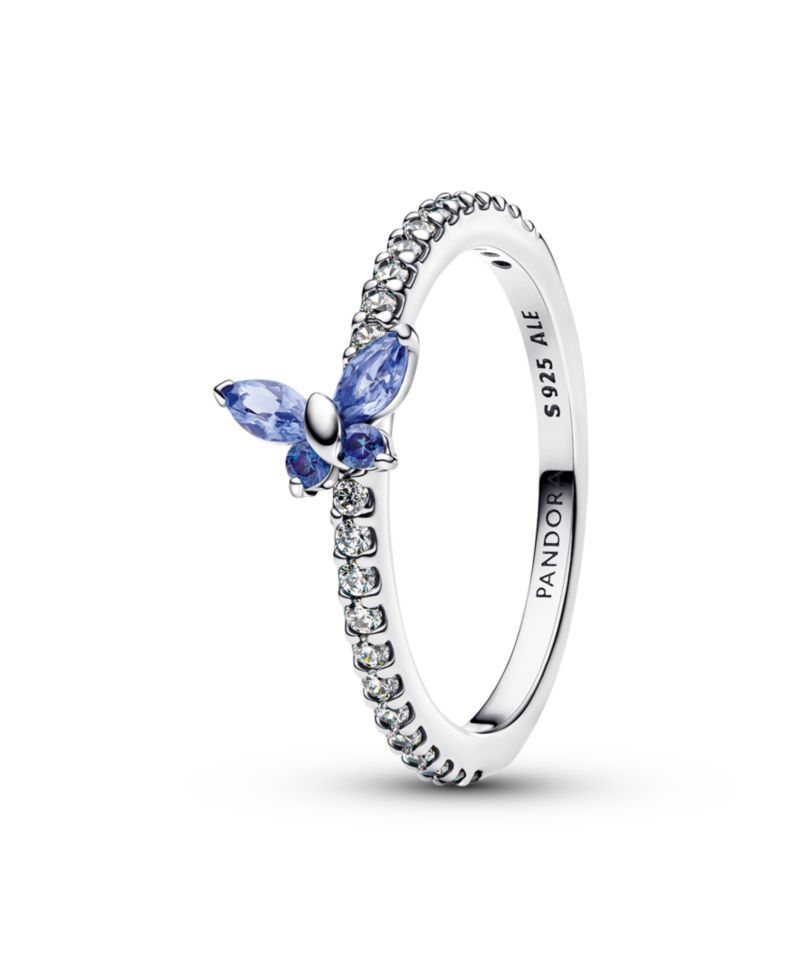 Sparkling Butterfly Ring