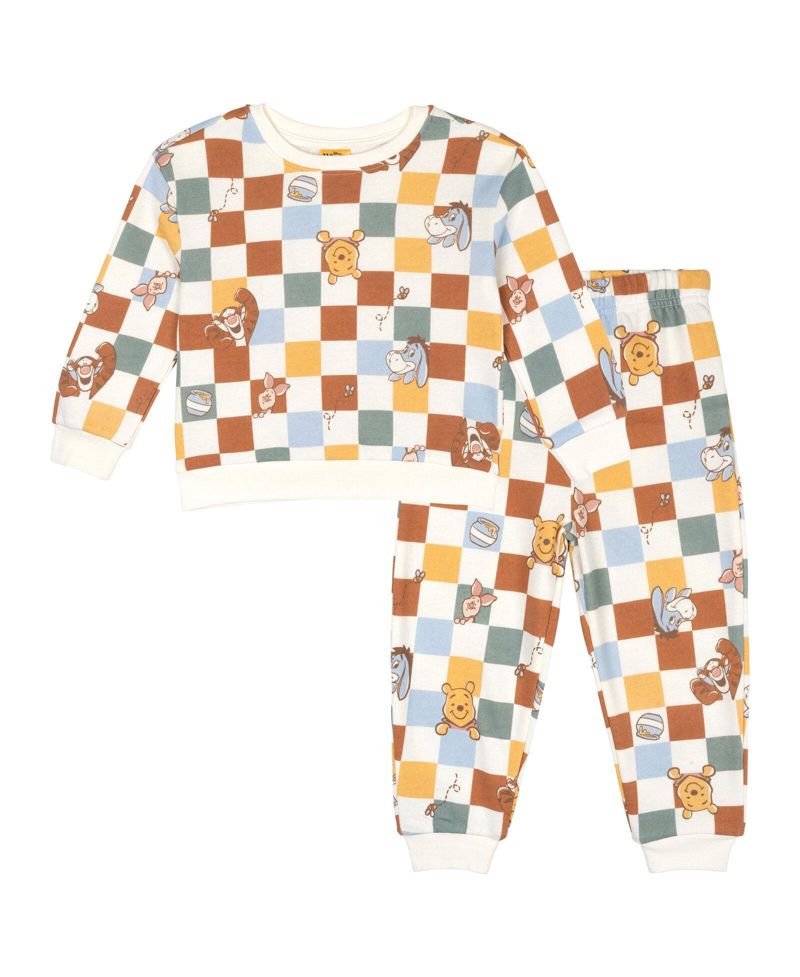 Winnie the Pooh Little Boys Fleece Sweatshirt and Pants Set
