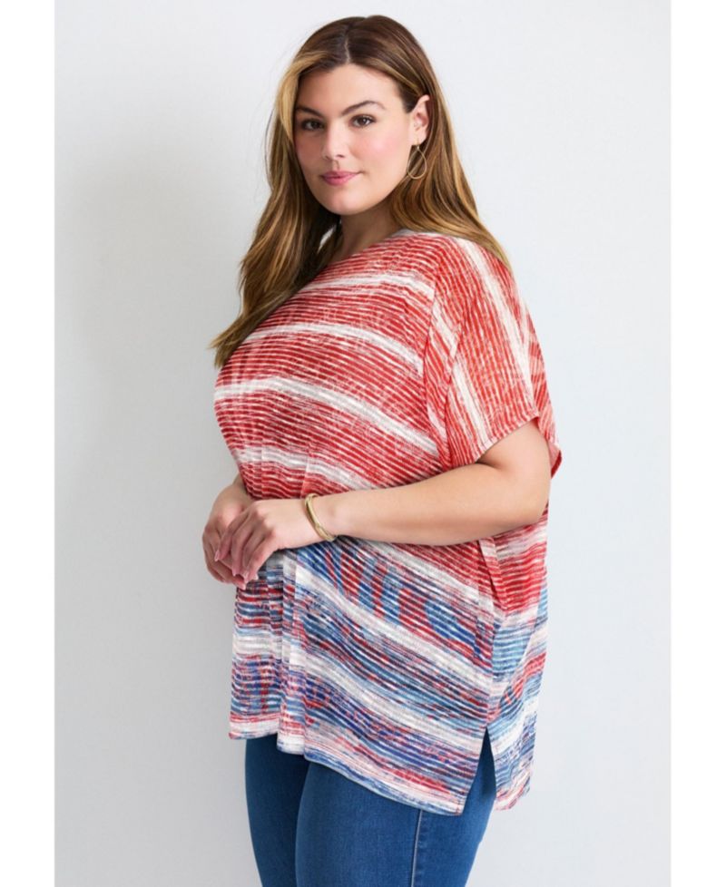 Women's Plus Size Lightweight Dolman Sweater