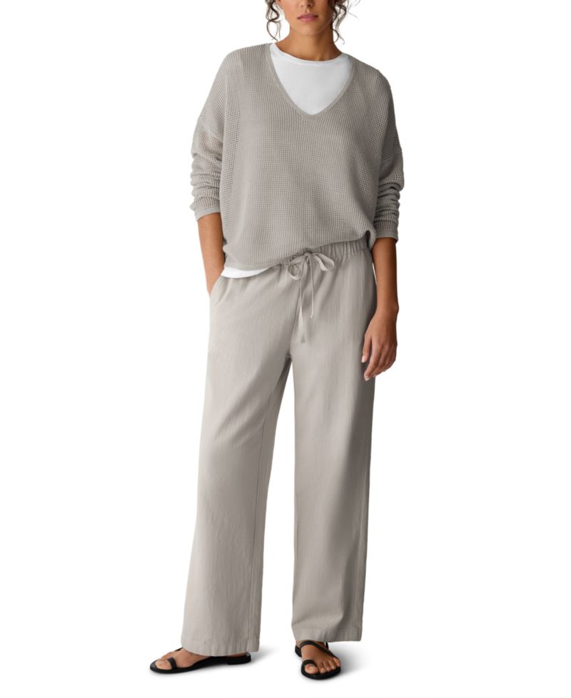 Eileen Fisher Petite Straight-Leg Pants