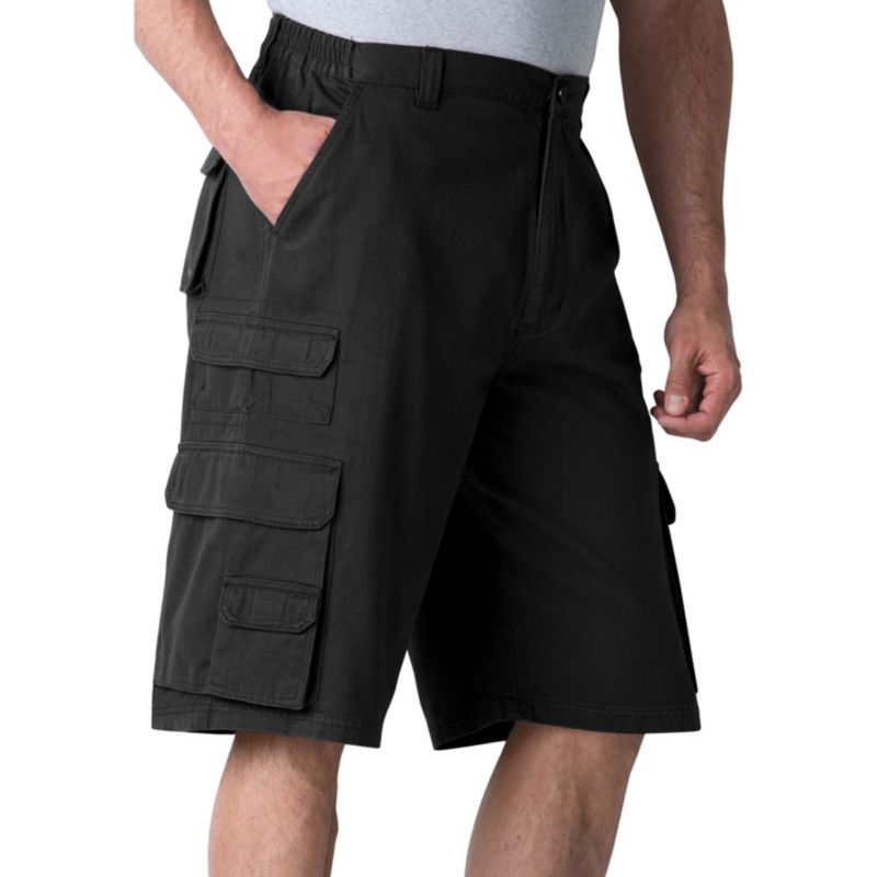 Men's by KingSize Ranger 12" Stacked Cargo Pocket Shorts
