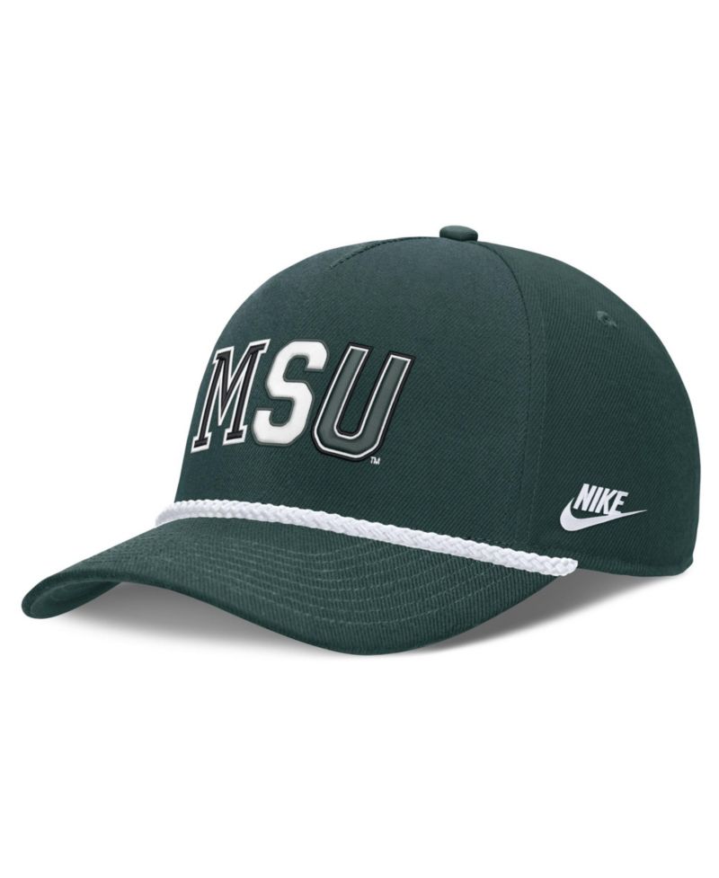 Men's and Women's Green Michigan State Spartans 2026 Basketball Refresh 5-Panel Rope Rise Hat