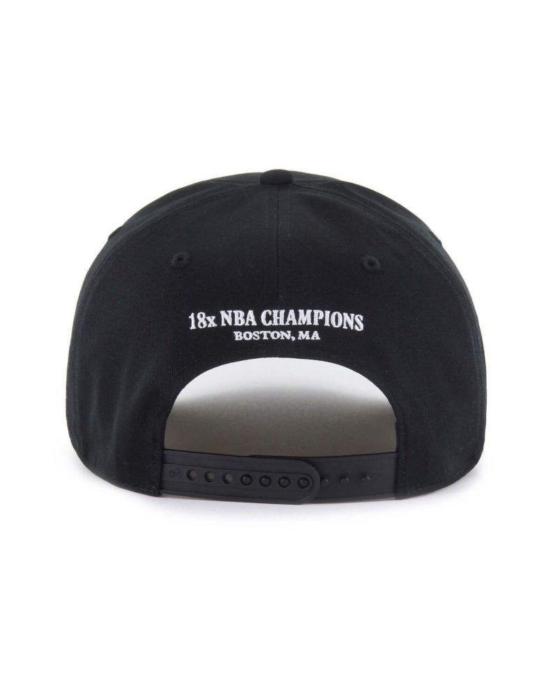 Men's Black Boston Celtics Every Time Past Champs Hitch Adjustable Hat