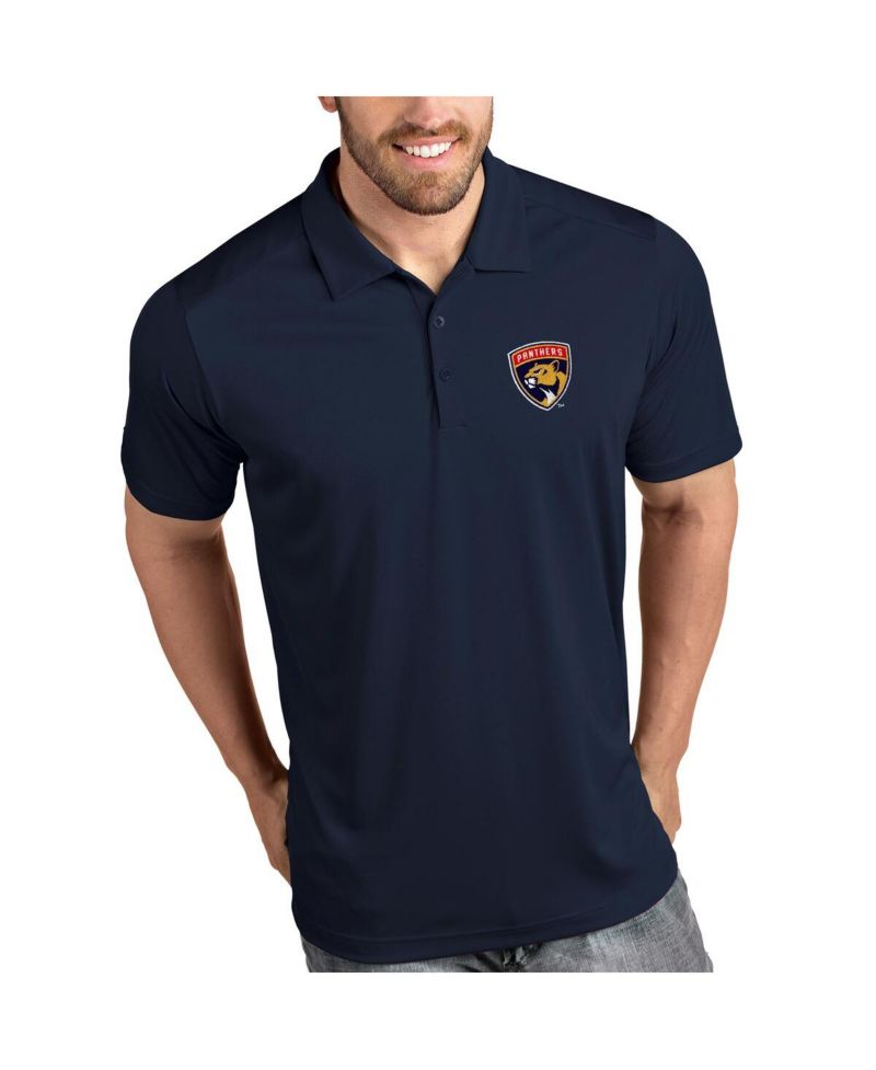 Men's Navy Florida Panthers Tribute Polo Shirt