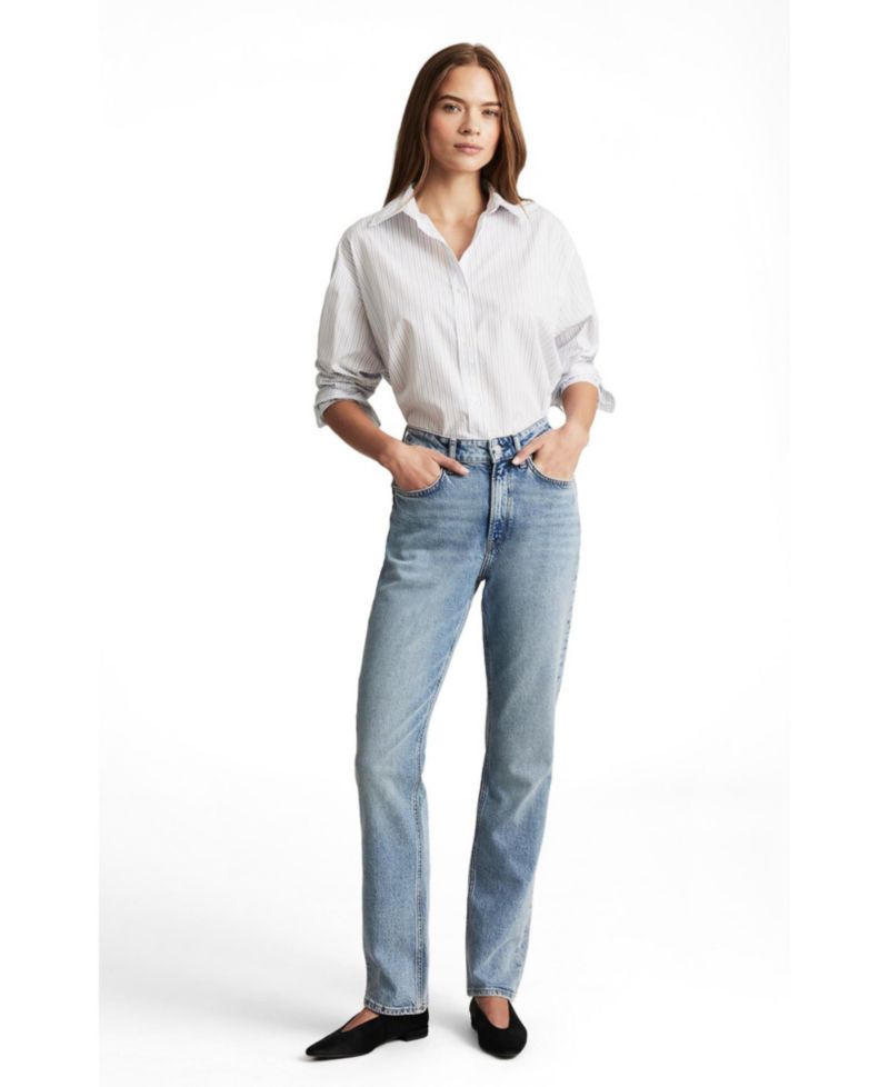 Women's New York High-Rise Straight-Leg Jeans