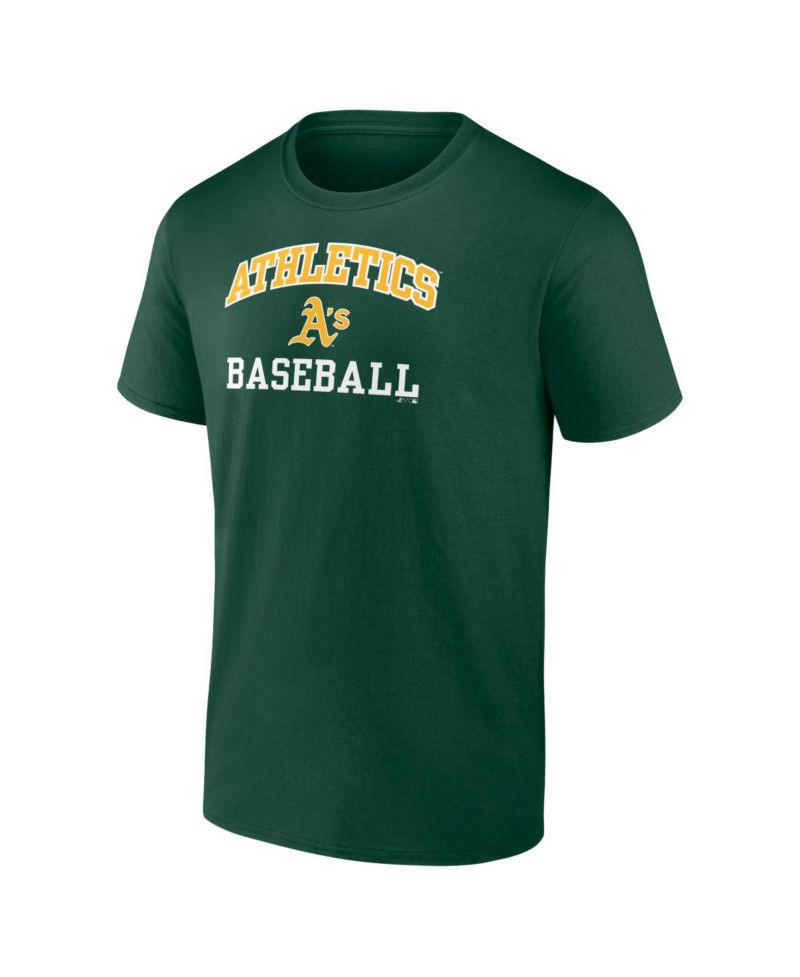 Men's Green Athletics Heart and Soul T-Shirt
