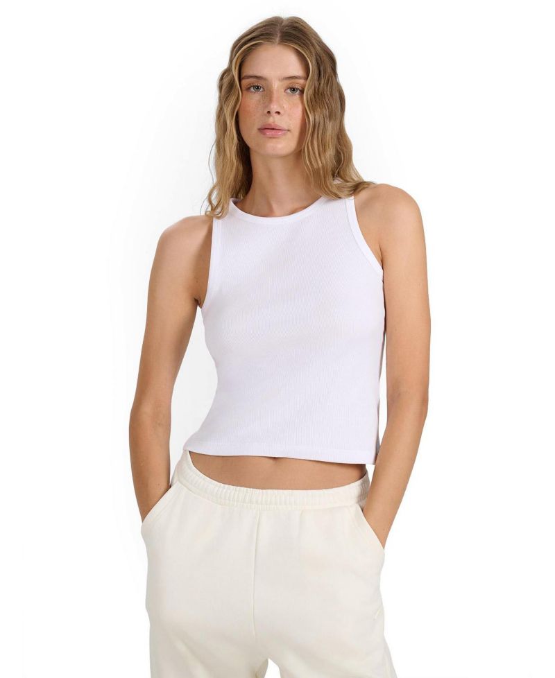 Women's Slim Plain Top Sleeveless