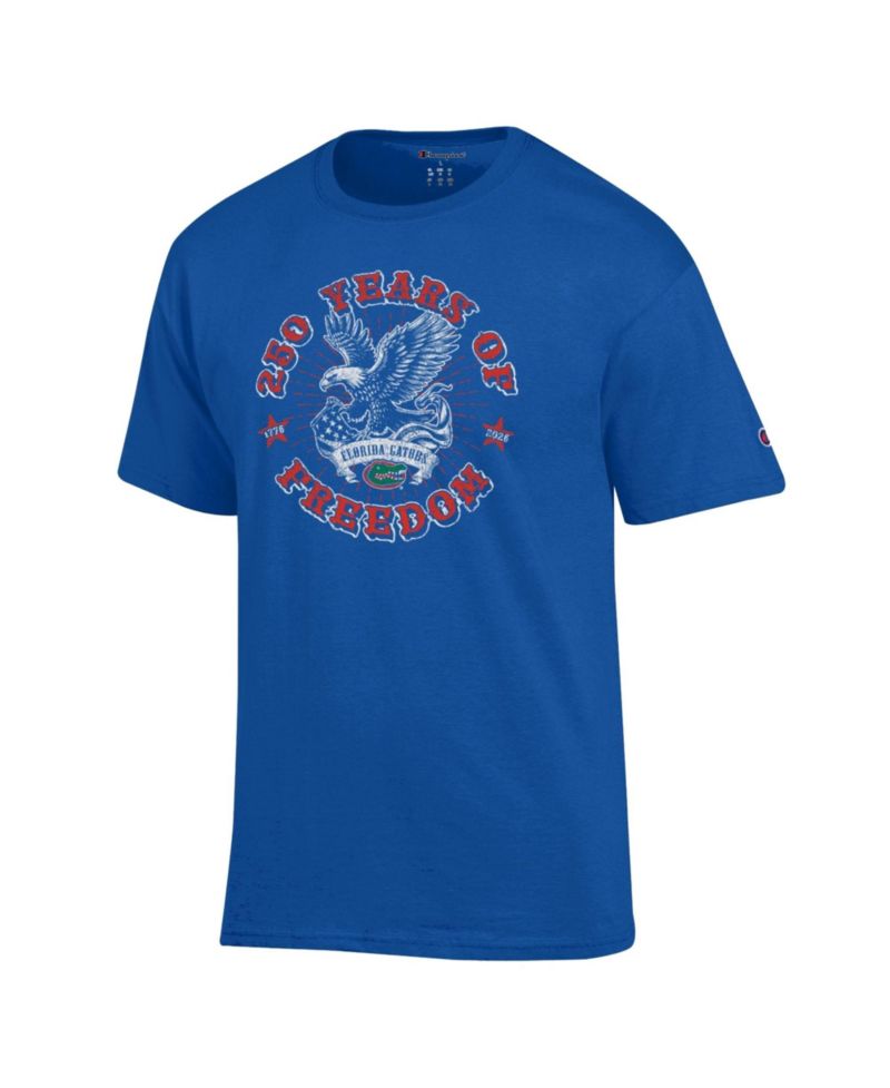 Men's Royal Florida Gators Americana 250 Years of Freedom Tonal T-Shirt