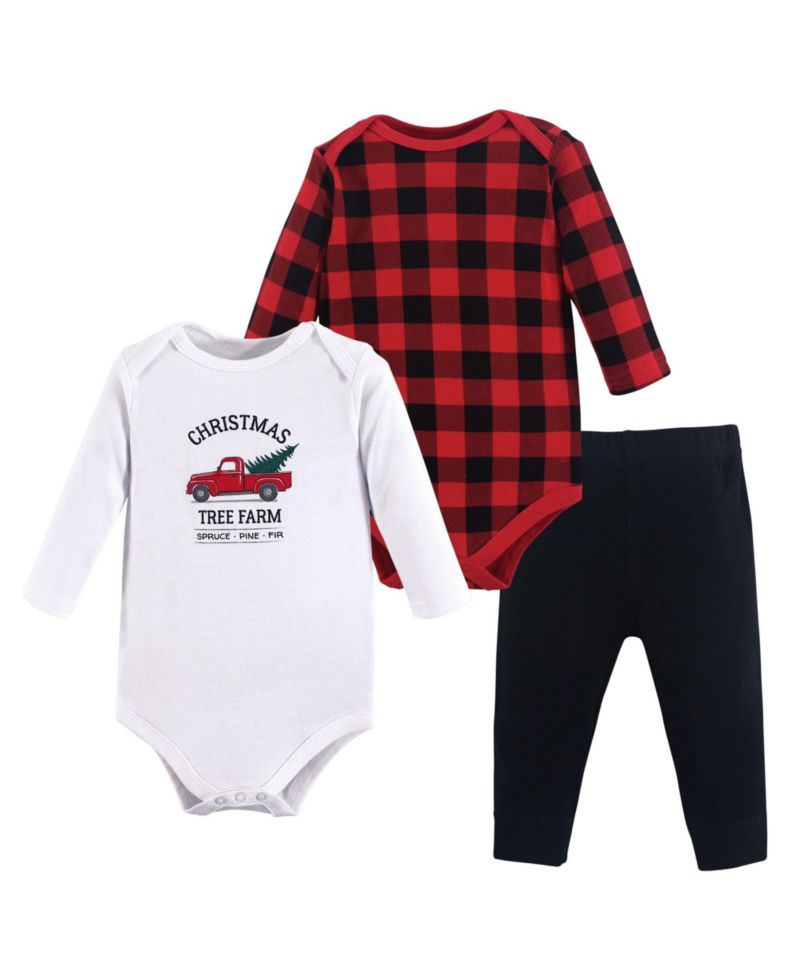 Baby Boys Hudson Unisex Cotton Bodysuit & Pant Collection