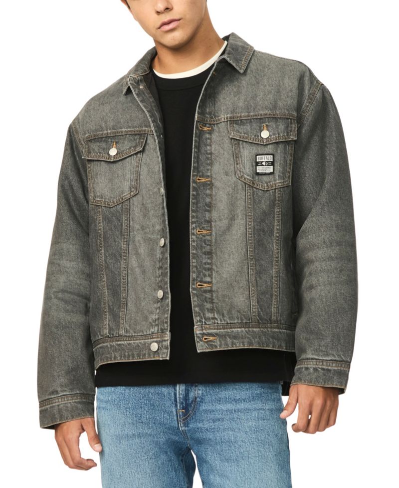 Men's Joe Oversized Stretch Denim Jacket
