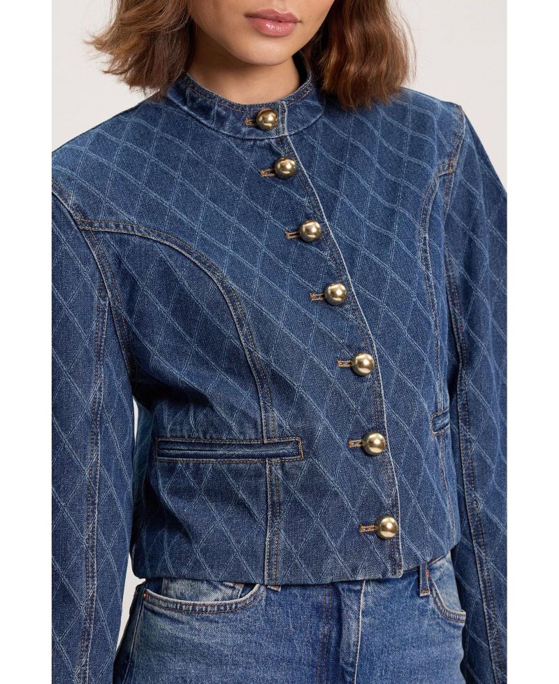 Women's Denim Balloon Jacket