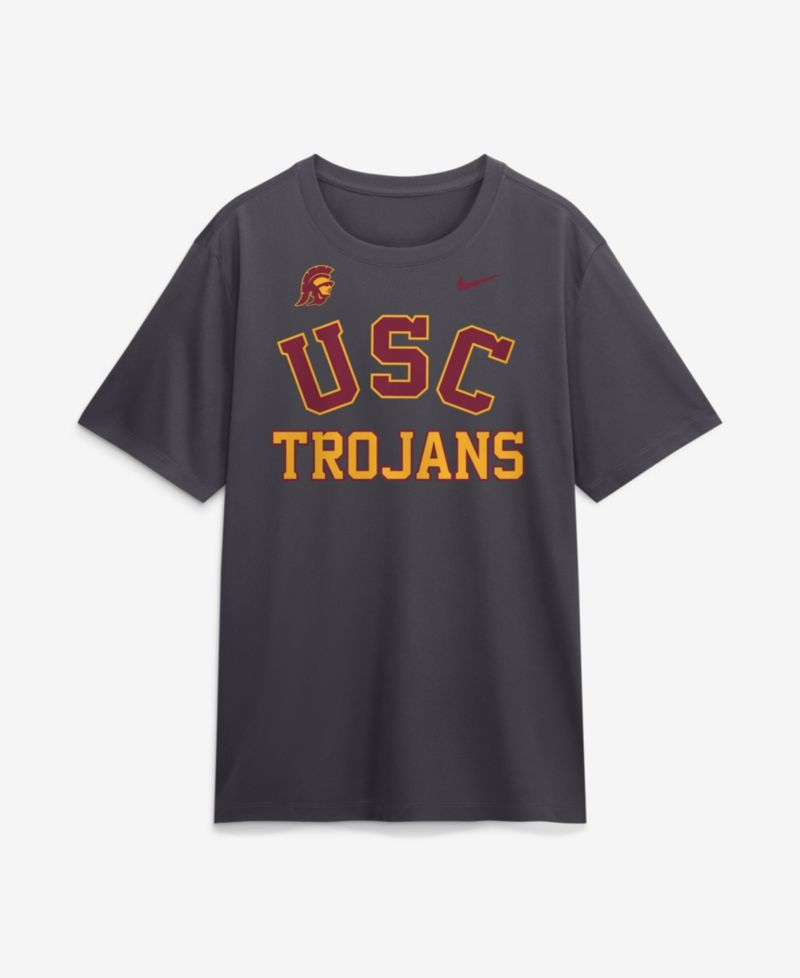 Men's Anthracite USC Trojans Primetime Arch Mantra Legend Dri-FIT T-Shirt