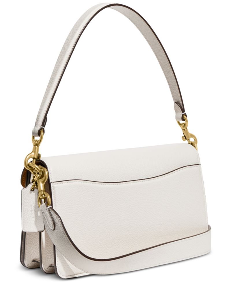 Tabby Medium Polished Pebble Leather Shoulder Bag 26