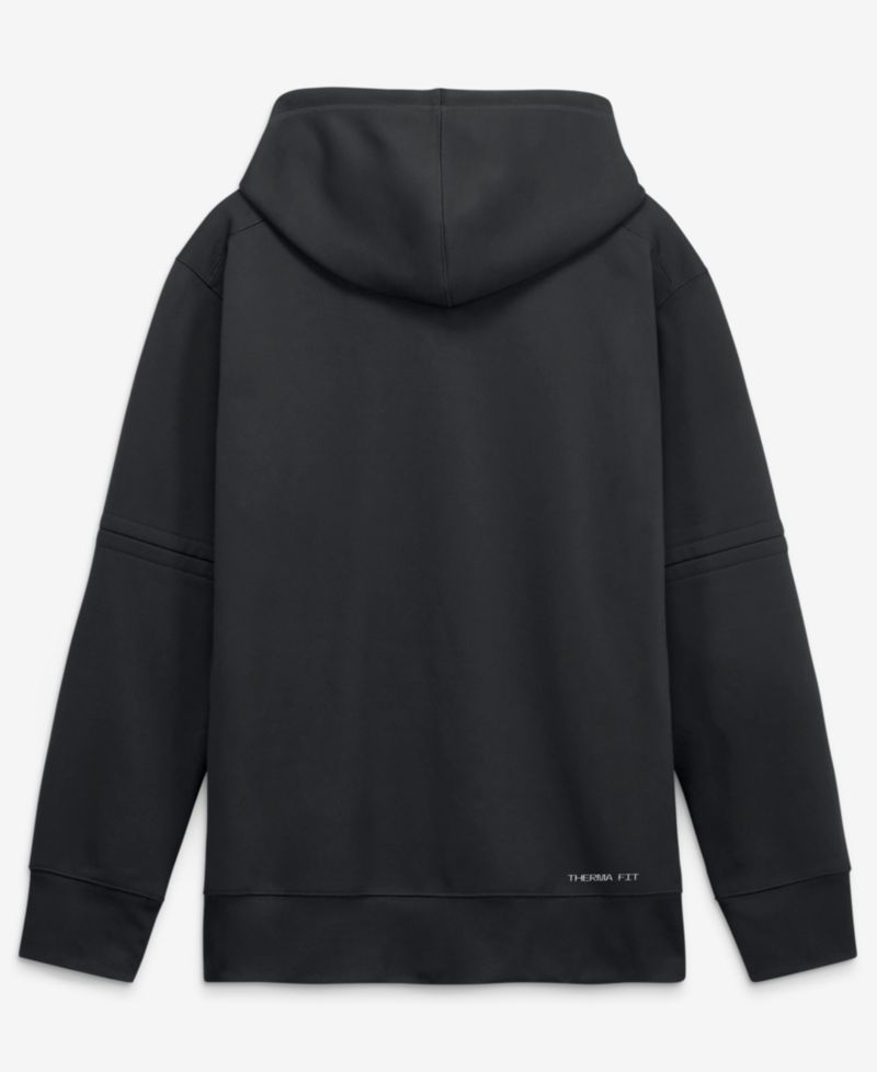 Men's Black Cincinnati Reds Authentic Collection Therma-FIT Hoodie