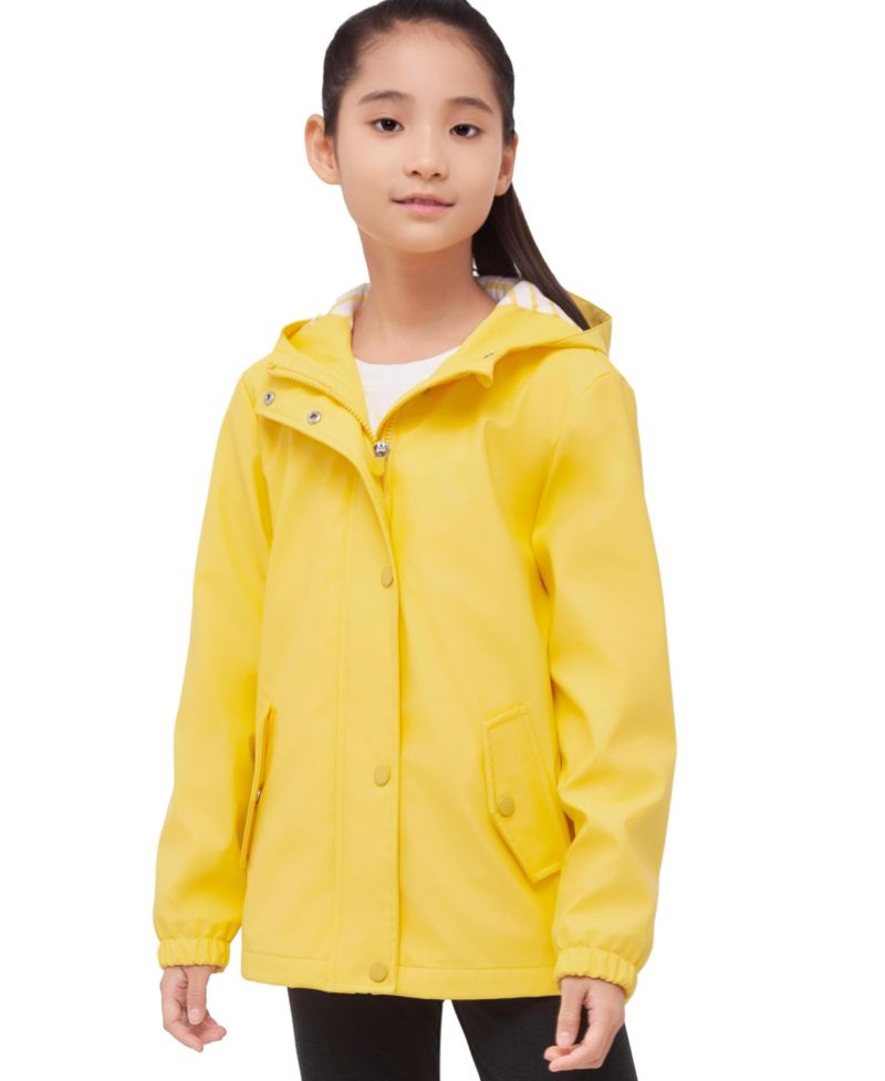 Girls (4 - 18) Waterproof Rain Coat Rubberized Jacket