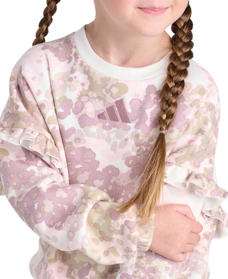 Girls' 2T-6X Long-Sleeve Sweatshirt and Pants, 2-Piece Set