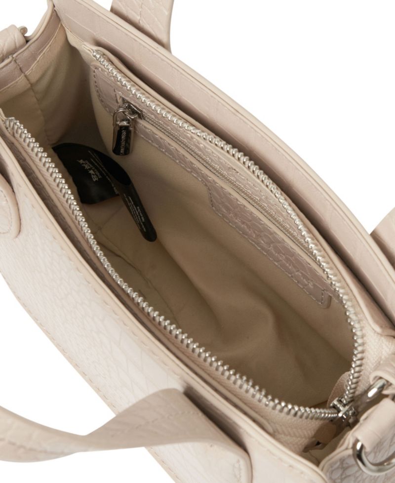 August Croc-effect Faux Leather Crossbody Bag