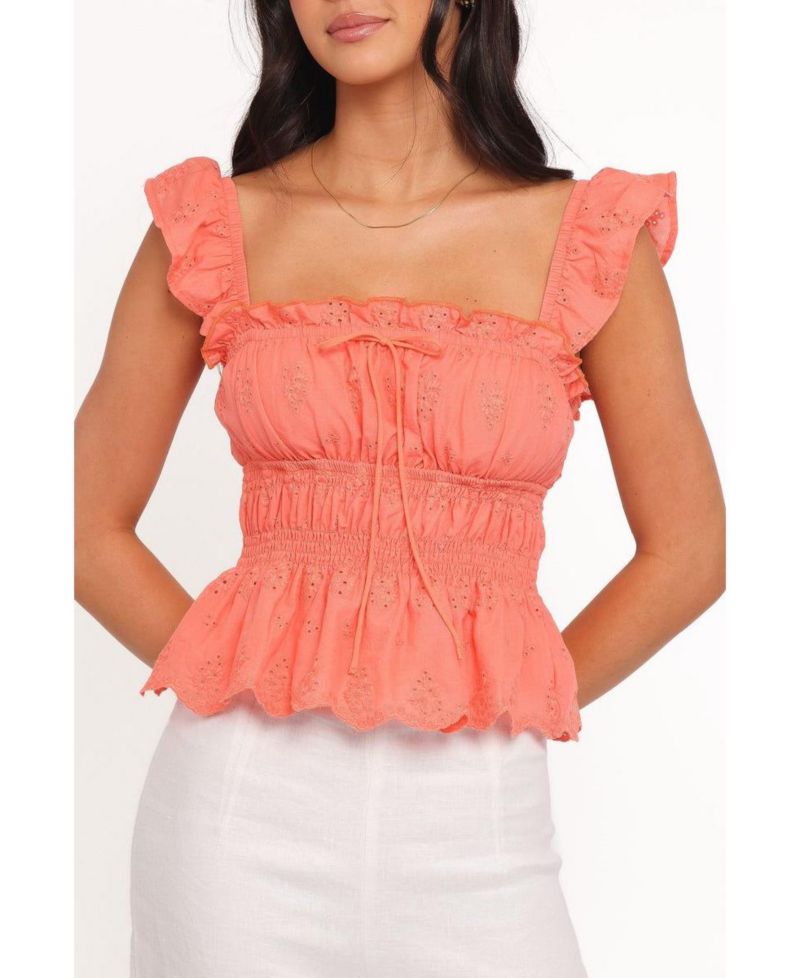 Women's Melissa Square-Neck Peplum Top
