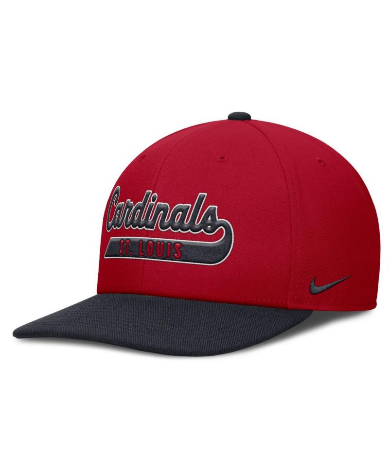 Men's Red/Navy St. Louis Cardinals Pro Performance Snapback Hat