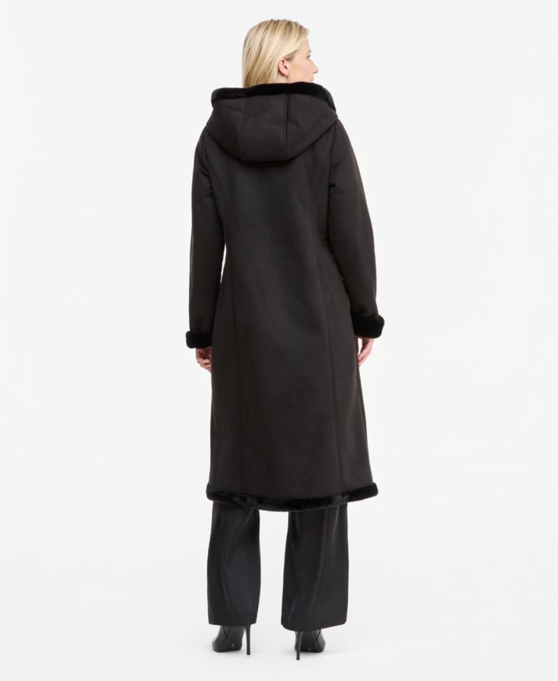Women's Maxi Faux Shearling Coat