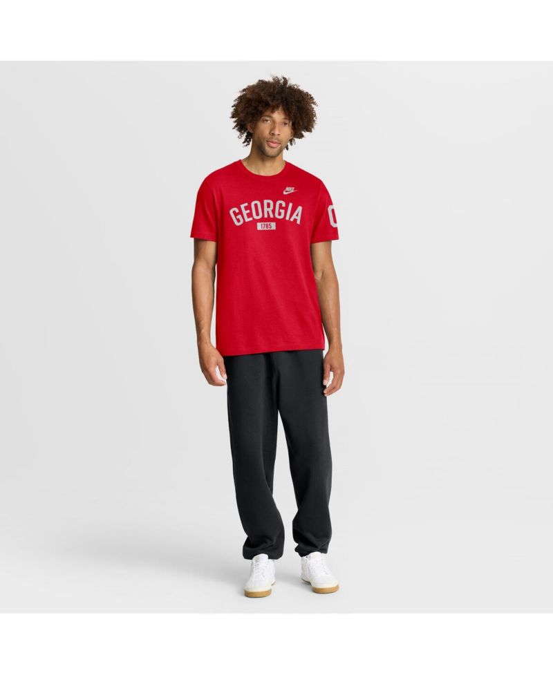 Men's Red Georgia Bulldogs Legacy Arch T-Shirt