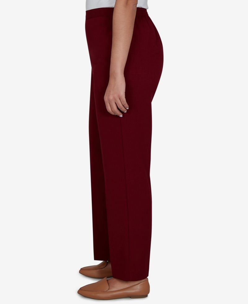 Women's Union Square Textured Cranberry Pants