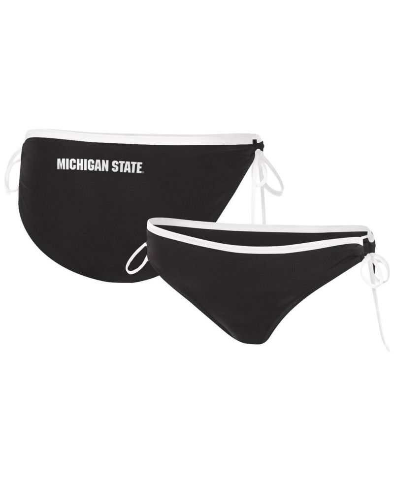 Women's Black Michigan State Spartans Perfect Match Bikini Bottom
