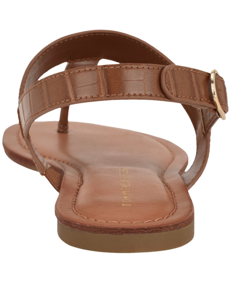 Women's Lenian T-Strap Flat Slingback Sandal