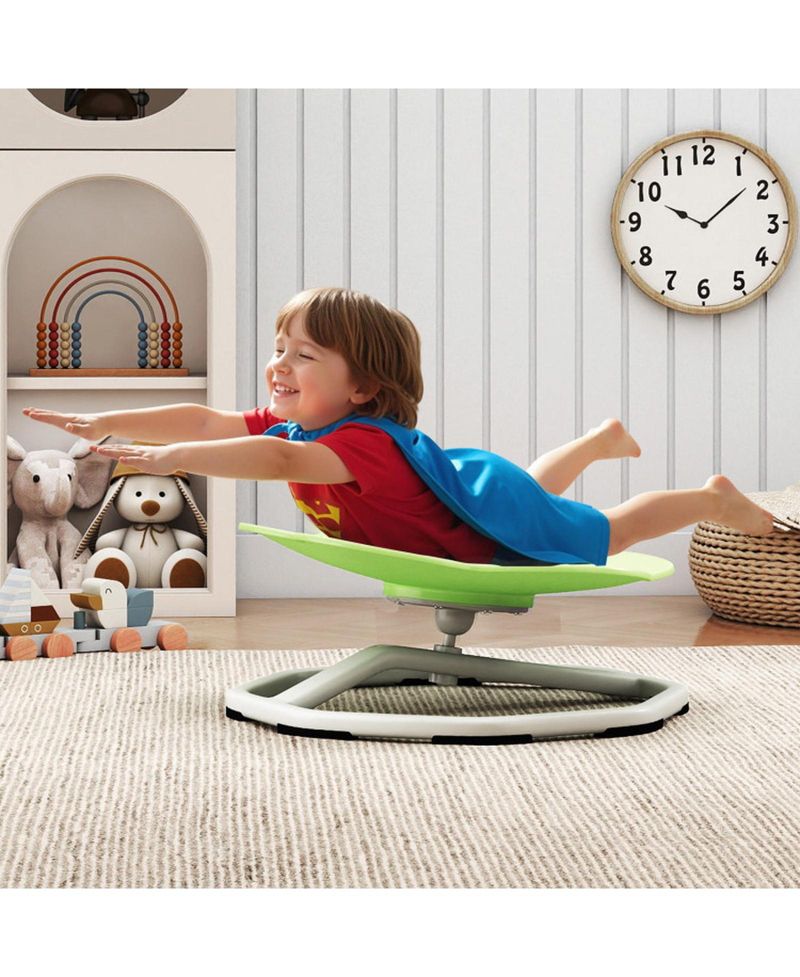 Kids Sensory Swivel Chair with Non-Slip Metal Base