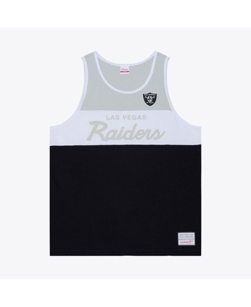 Men's Black/Silver Las Vegas Raiders Head Coach Tank Top