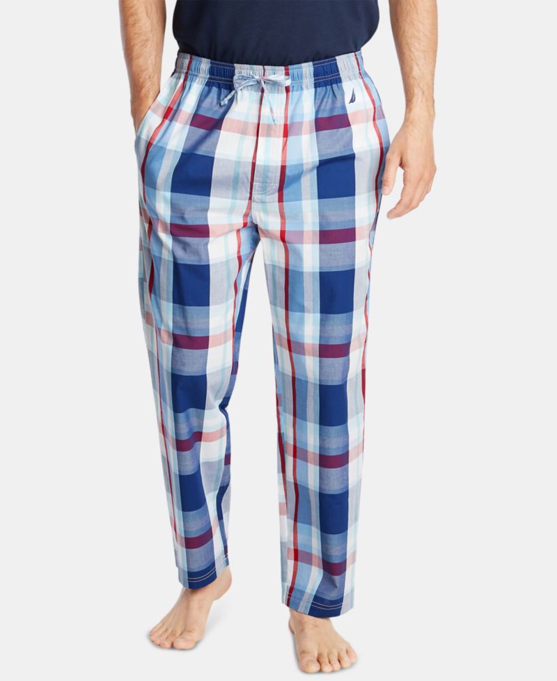 Men's Cotton Plaid Pajama Pants