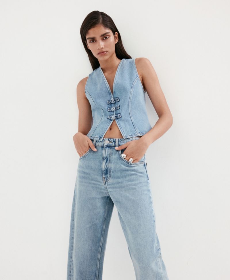 Women's Balloon Crop Jeans