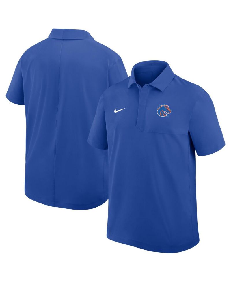 Men's Royal Boise State Broncos Woven Polo Shirt