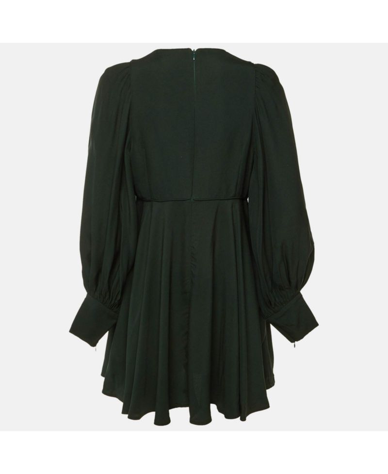 Women's Crepe Keyhole Detail Mini Dress