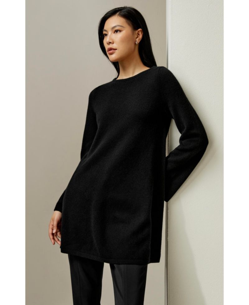 Women's Detachable Turtleneck Pullover Cashmere Sweater