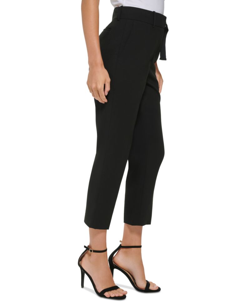 Women's Tab-Waist D-Ring Ankle Pants