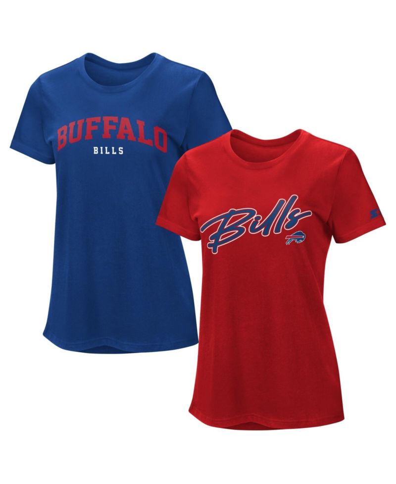 Women's 2-Piece Royal/Red Buffalo Bills Combo Pack T-Shirt
