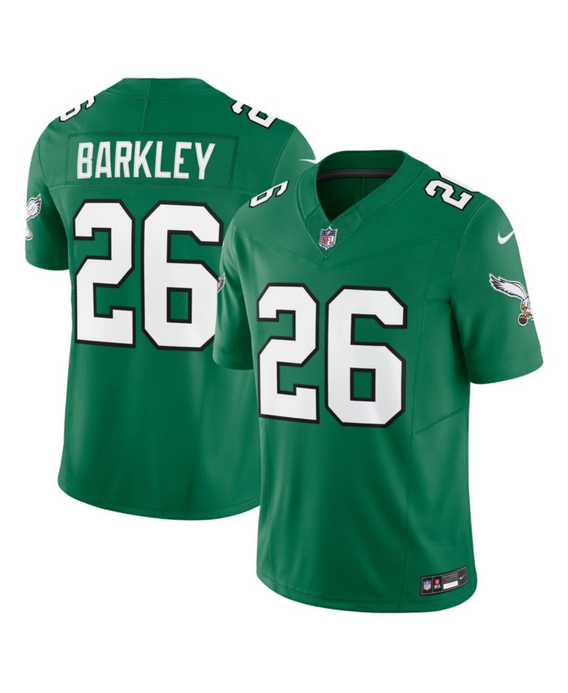 Men's Saquon Barkley Kelly Green Philadelphia Eagles Alternate Vapor F.U.S.E. Limited Jersey