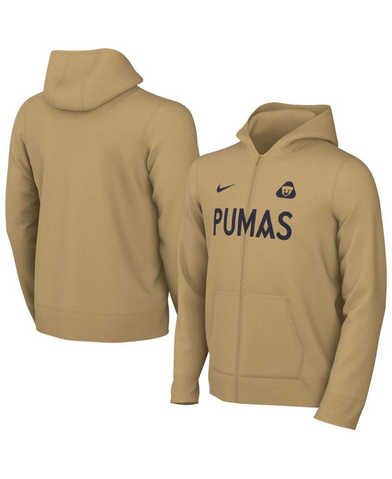Big Boys and Girls Gold Pumas 2025/26 Club Full-Zip Jacket