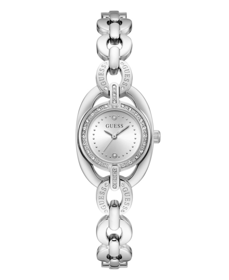 Women's Quartz Silver-Tone Stainless Steel Watch 26mm