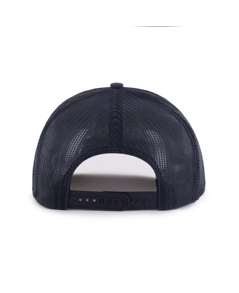 Men's Navy New York Yankees Pitstop Trucker Adjustable Hat
