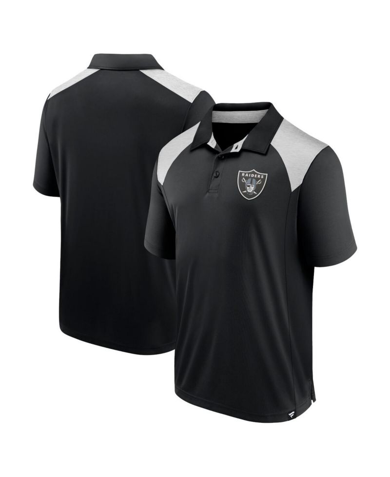 Men's Black Las Vegas Raiders Primary Polo