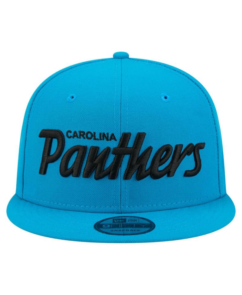 Men's Blue Carolina Panthers Core Team Script 9FIFTY Snapback Hat