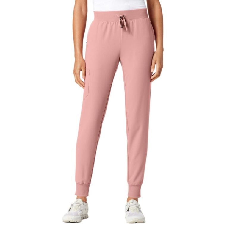 Petite Silex 6-Pocket Slim Mid-Rise Scrub Jogger