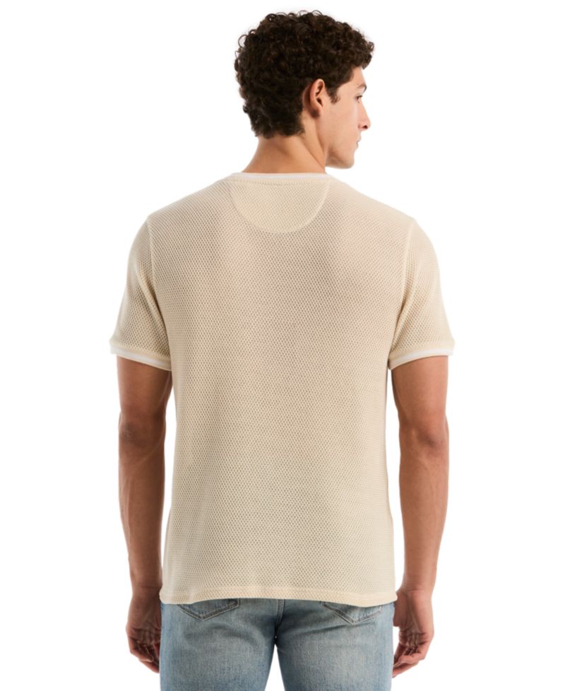 Men's Jacquard Honeycomb T-Shirt
