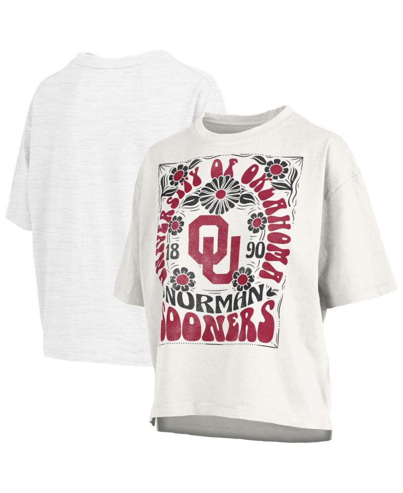 Women's White Oklahoma Sooners Harmony Oversized T-Shirt
