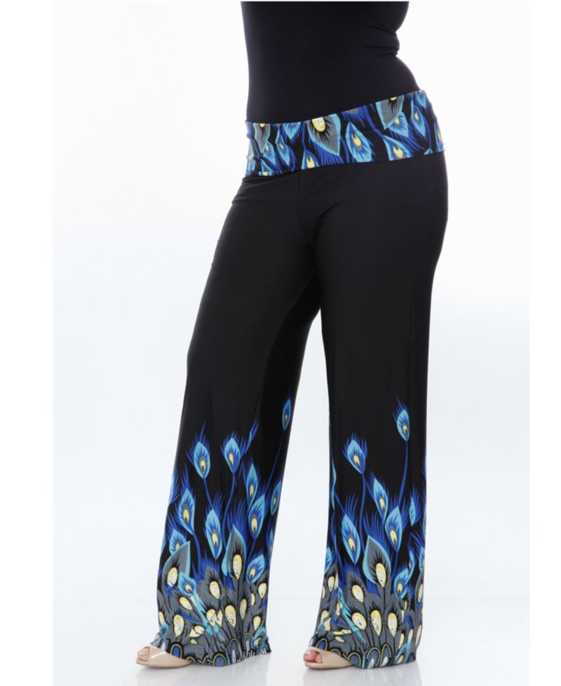 Plus Size Printed Palazzo Pants