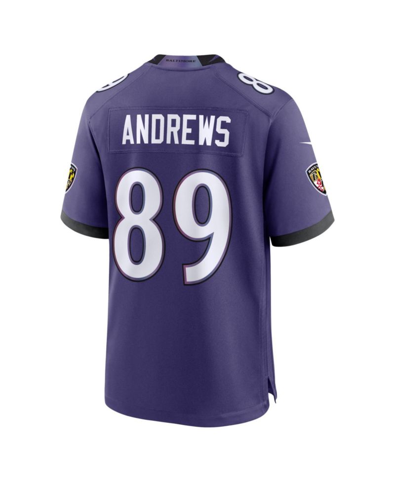 Men's Mark Andrews Purple Baltimore Ravens Team Game Jersey