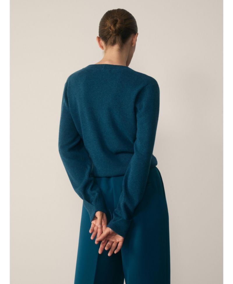 Women's Bellori Cashmere Long-Sleeve Scoop Neck Sweater