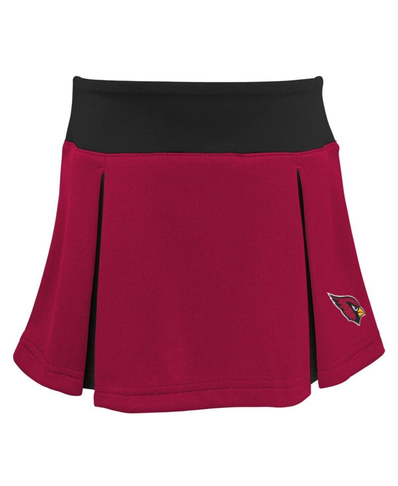 Little Girls Cardinal Arizona Cardinals Spirit Cheerleader Two-Piece Set with Bloomers